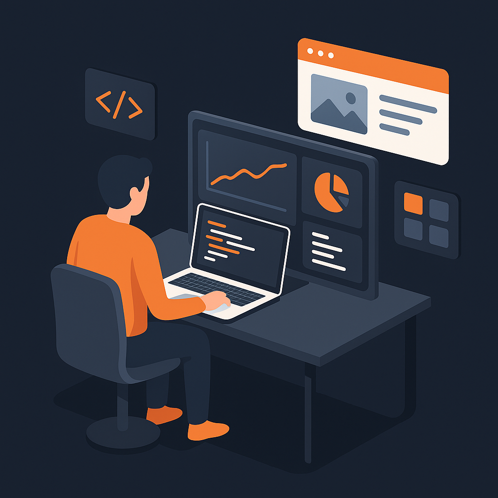 Illustration Webentwicklung